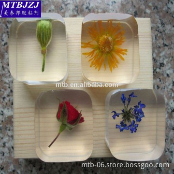 Epoxy Resin and Hardener for Accessries Making with Dried Flower Polished